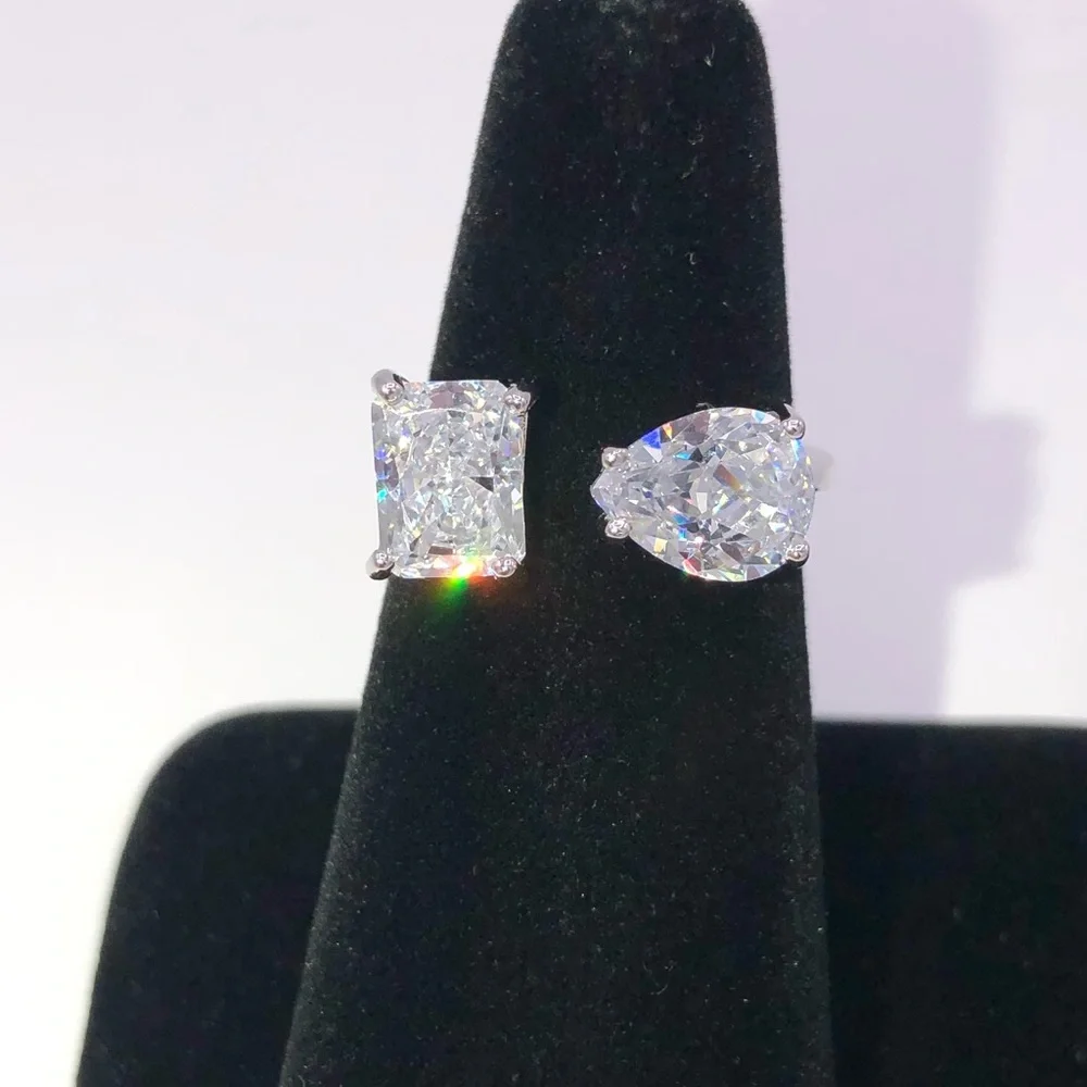 2ct Multi Stone Wrap Ring - Picture 8 of 11